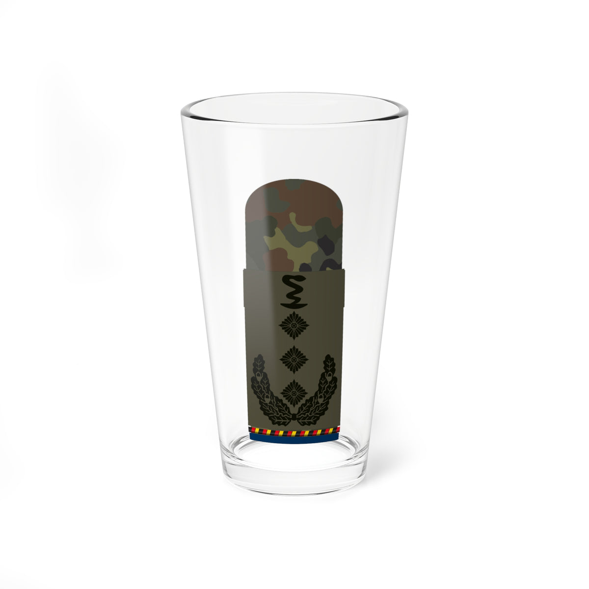 HA OS5 53d Oberstapotheker d.R. San PH R (Military Rank) Pint Glass 16oz