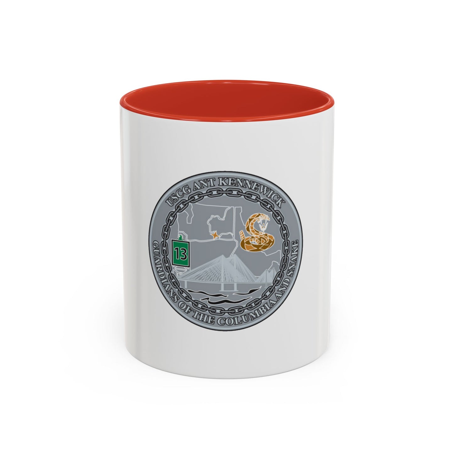 USCG ANT Kennewick (U.S. Coast Guard) Accent Coffee Mug