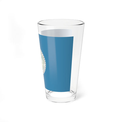 Flag of Virginia Beach, Virginia - Pint Glass 16oz