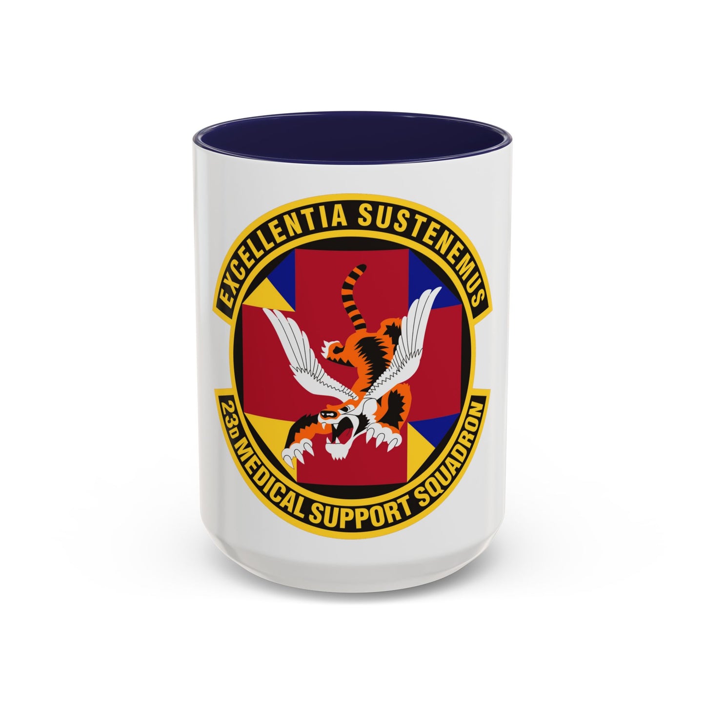23d Medical Support Squadron (U.S. Air Force) Accent Coffee Mug