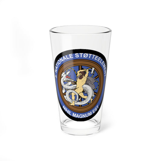 Emblem for the 3-IV-TRR (Denmark) (Coat of Arms) Pint Glass 16oz