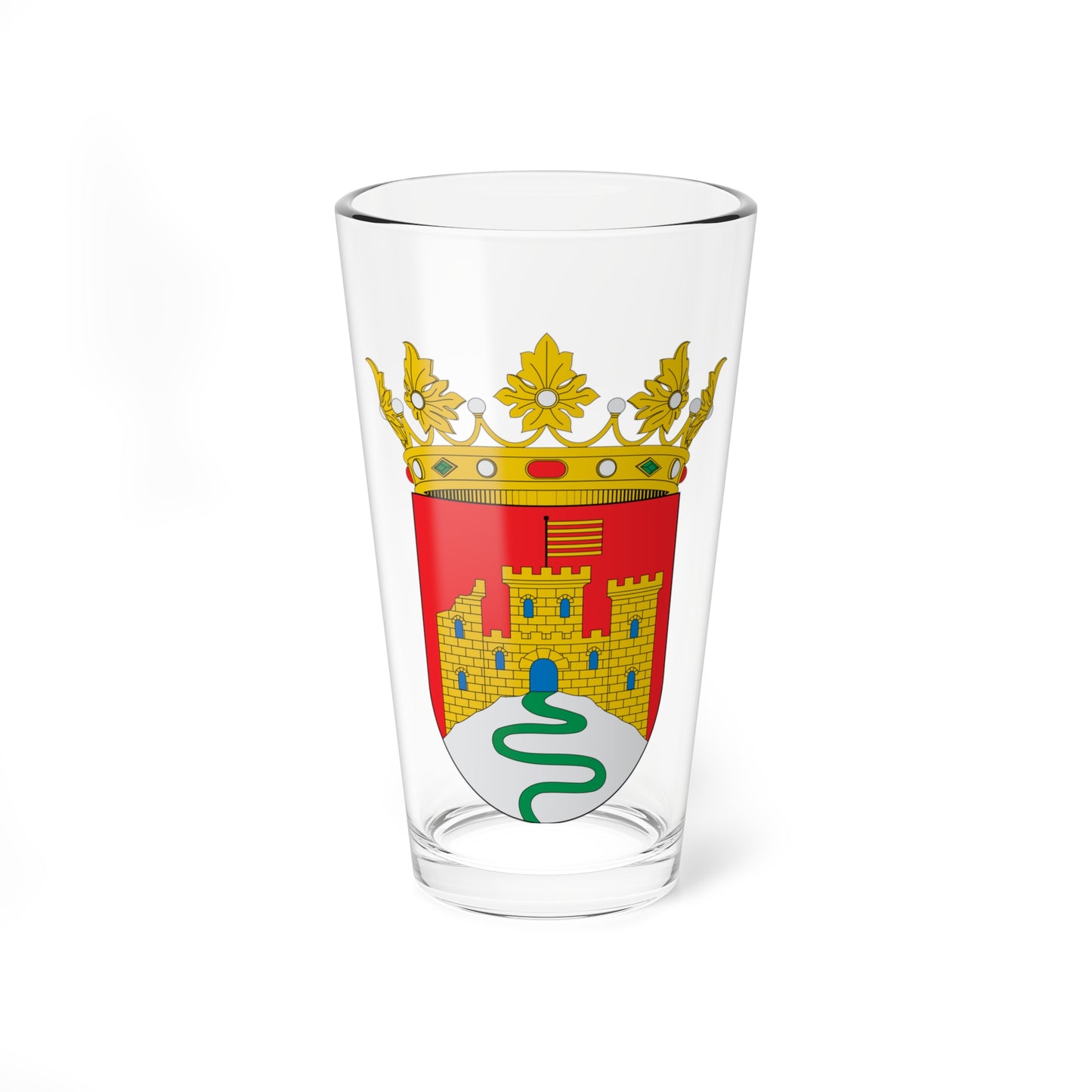 Escudo de Bueña (Spain) (Coat of Arms) Pint Glass 16oz