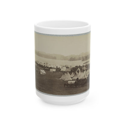 Belle Plain Landing, Va. 001 (U.S. Civil War) White Coffee Mug