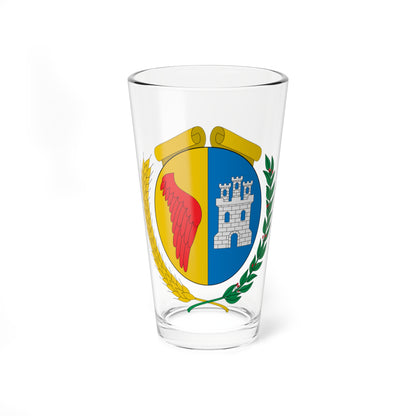 Escudo de Alaró Islas Baleares 2 (Spain) (Coat of Arms) Pint Glass 16oz