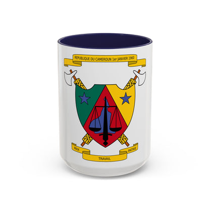 Coat of Arms of Cameroon (1961-1975) - Accent Coffee Mug