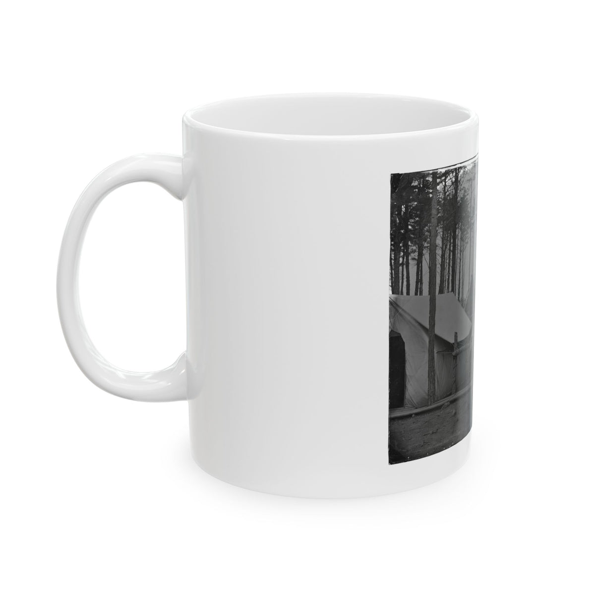 Brandy Station, Virginia. Winter Camp Of Chief Commissary Army Of The Potomac (U.S. Civil War) White Coffee Mug