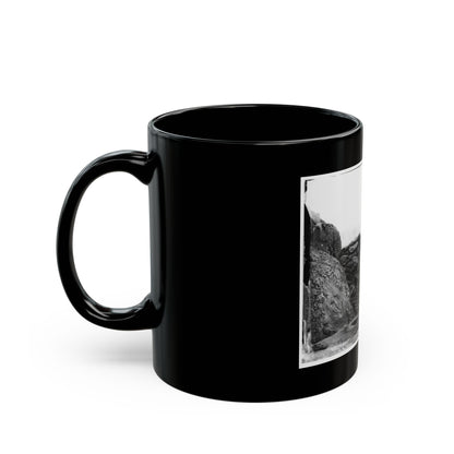 Gettysburg, Pa. Dead Confederate Soldier In Devil's Den (U.S. Civil War) Black Coffee Mug