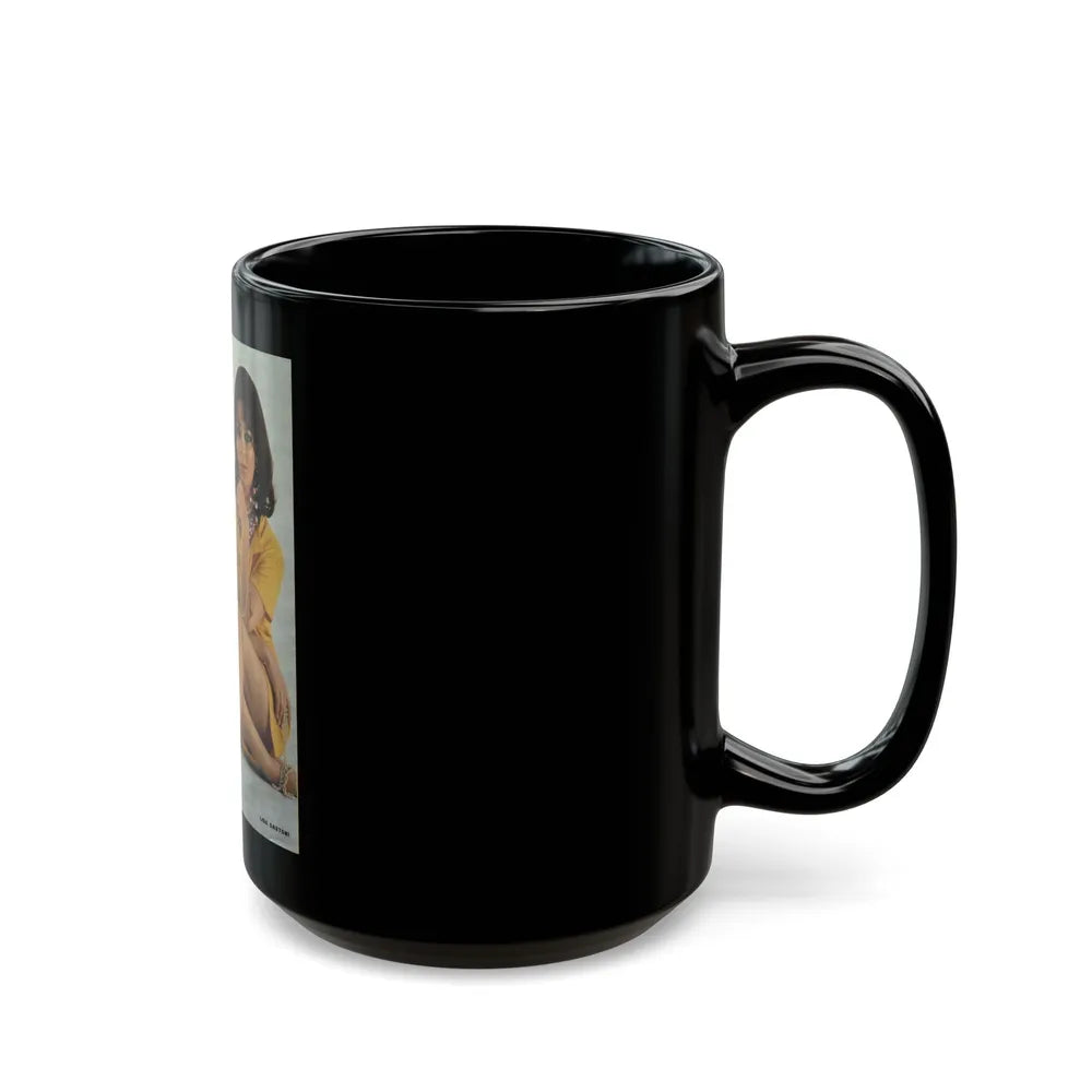 Lisa Gastoni #54 - Mag. Cover (Vintage Female Icon) Black Coffee Mug-Go Mug Yourself