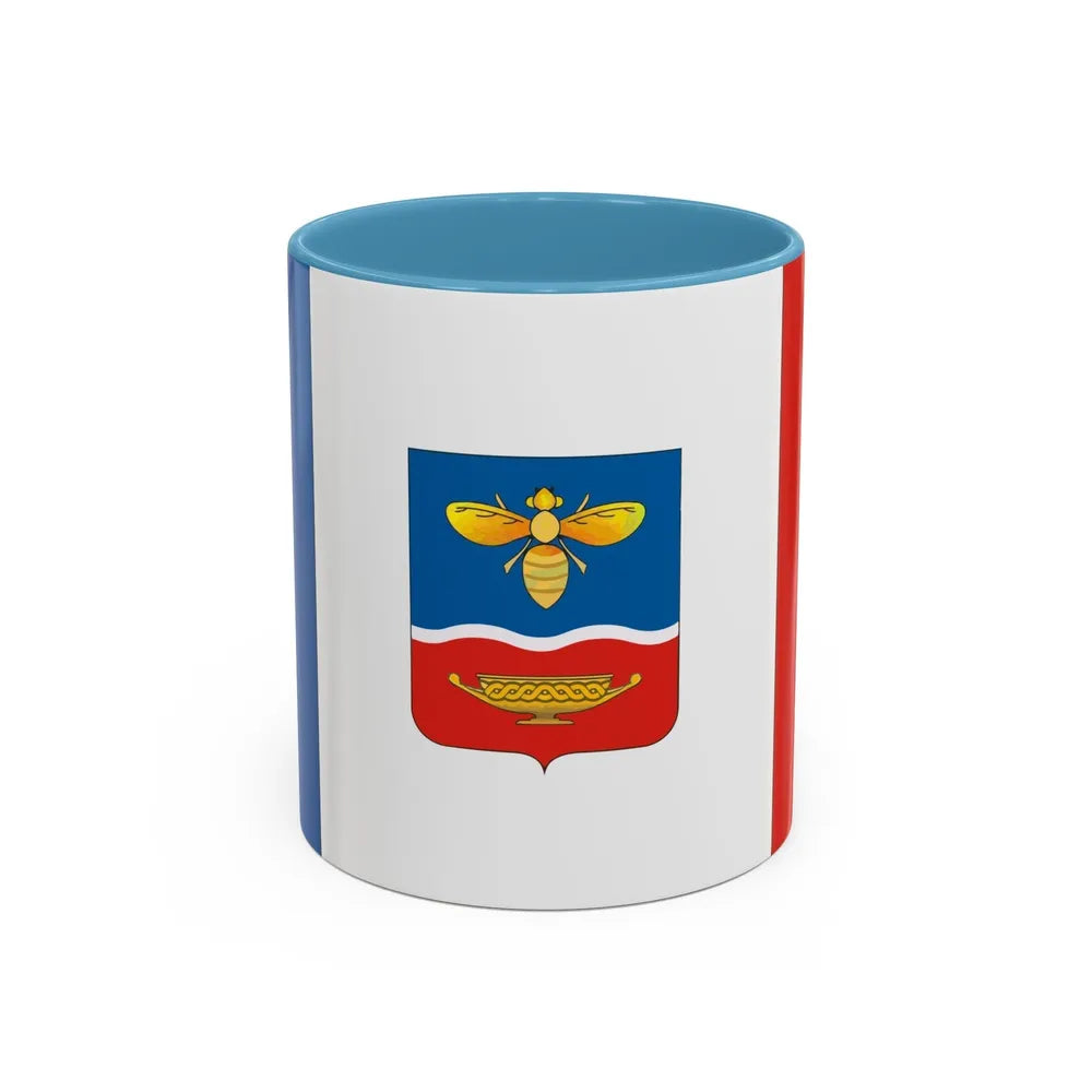 Flag of Simferopol Ukraine - Accent Coffee Mug-11oz-Light Blue-Go Mug Yourself