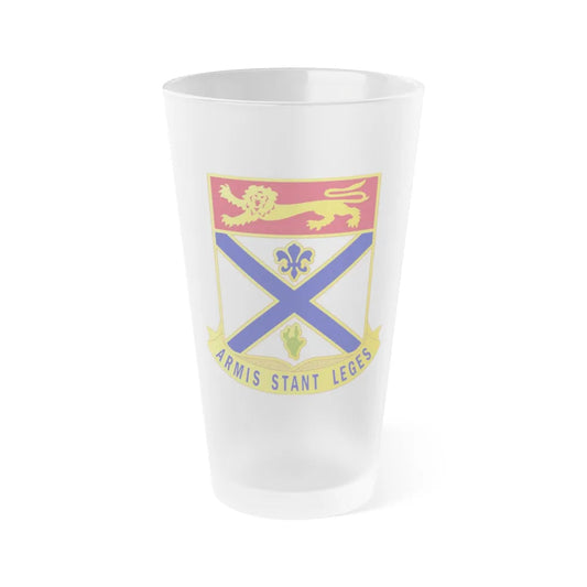 169th Infantry Regiment (U.S. Army) Frosted Pint Glass 16oz-Go Mug Yourself