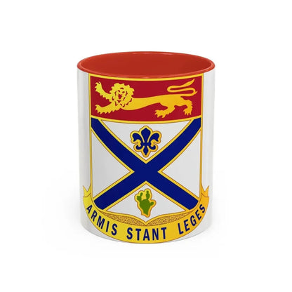 169th Infantry Regiment (U.S. Army) Accent Coffee Mug 11oz Red - Go Mug Yourself