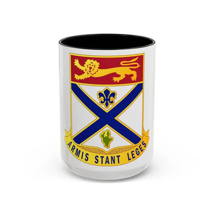 169th Infantry Regiment (U.S. Army) Accent Coffee Mug 15oz Black - Go Mug Yourself