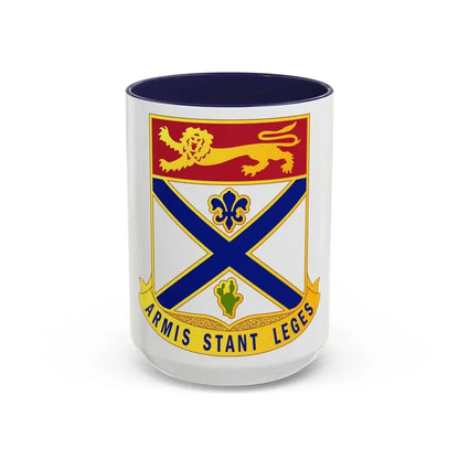169th Infantry Regiment (U.S. Army) Accent Coffee Mug 15oz Navy - Go Mug Yourself