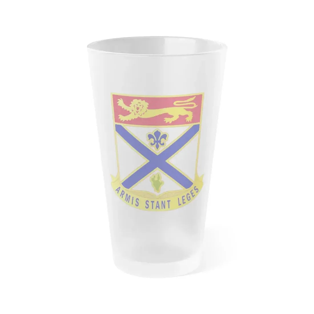 169th Infantry Regiment (U.S. Army) Frosted Pint Glass 16oz Default Title - Go Mug Yourself