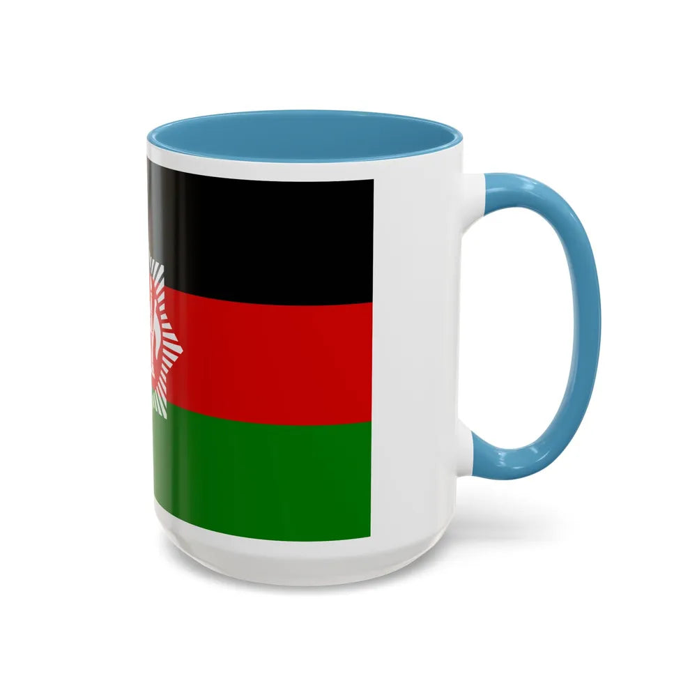 Flag of Afghanistan 1928 - Accent Coffee Mug-Go Mug Yourself