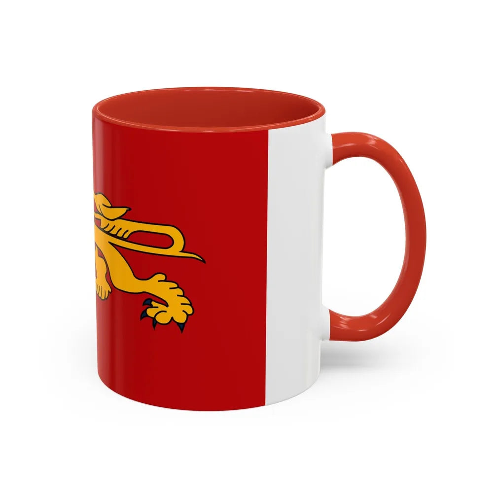 Flag of Aquitaine France - Accent Coffee Mug-Go Mug Yourself