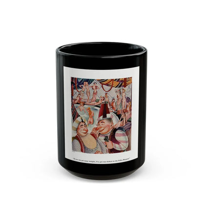 Esquire magazine illustration, 1933-Autumn - Black Coffee Mug-15oz-Go Mug Yourself