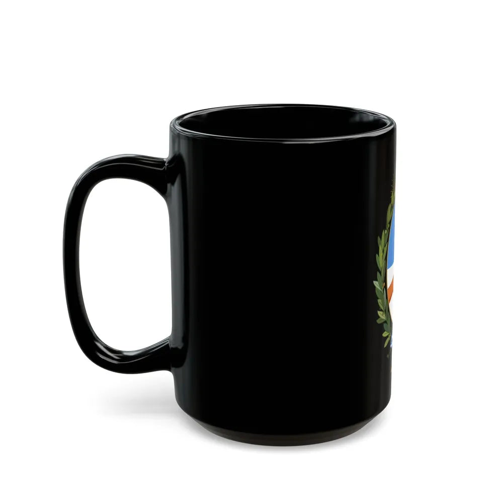 Coat of Arms Buenos Aires Province Argentina - Black Coffee Mug-Go Mug Yourself