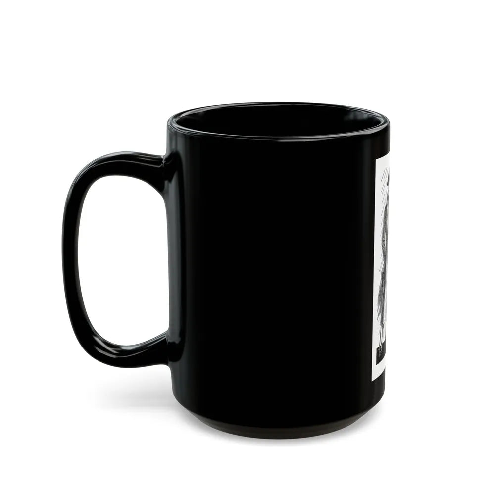 Burberry advertisement, 1937 (2) - Black Coffee Mug-Go Mug Yourself