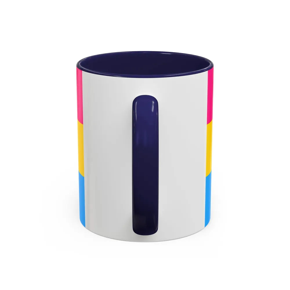 Pansexuality Pride Flag - Accent Coffee Mug-Go Mug Yourself