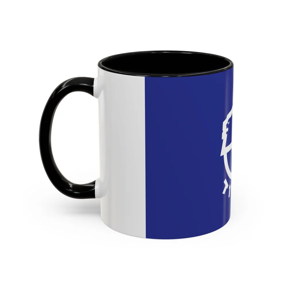 Flag of Ashdod Israel - Accent Coffee Mug-Go Mug Yourself