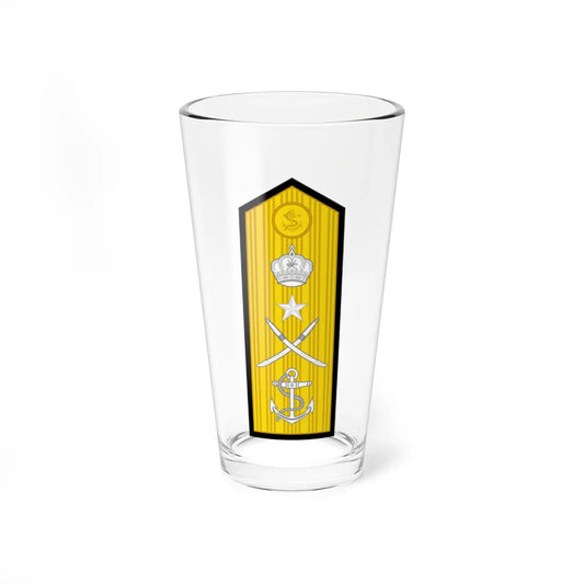 16.RNO VADM Sleeve (Oman) (Military Rank) Pint Glass 16oz 16oz - Go Mug Yourself