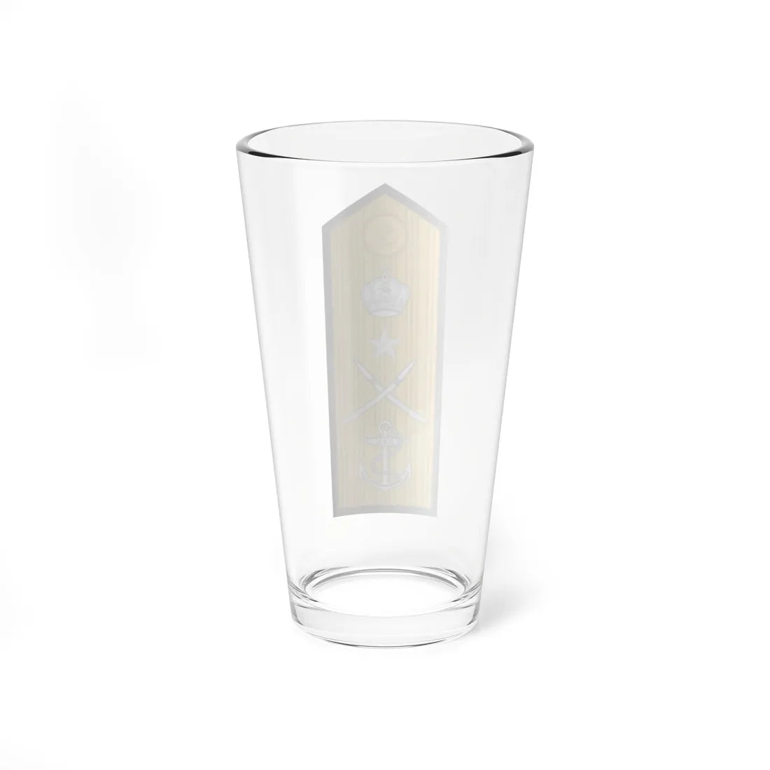 16.RNO VADM Sleeve (Oman) (Military Rank) Pint Glass 16oz - Go Mug Yourself