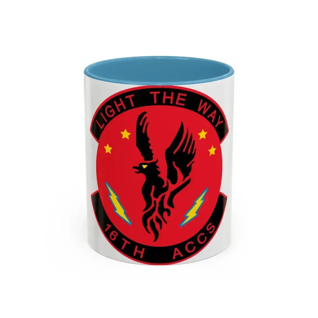 16TH ACCS (U.S. Air Force) Accent Coffee Mug 11oz Light Blue - Go Mug Yourself