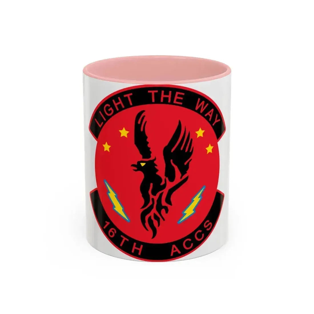 16TH ACCS (U.S. Air Force) Accent Coffee Mug 11oz Pink - Go Mug Yourself
