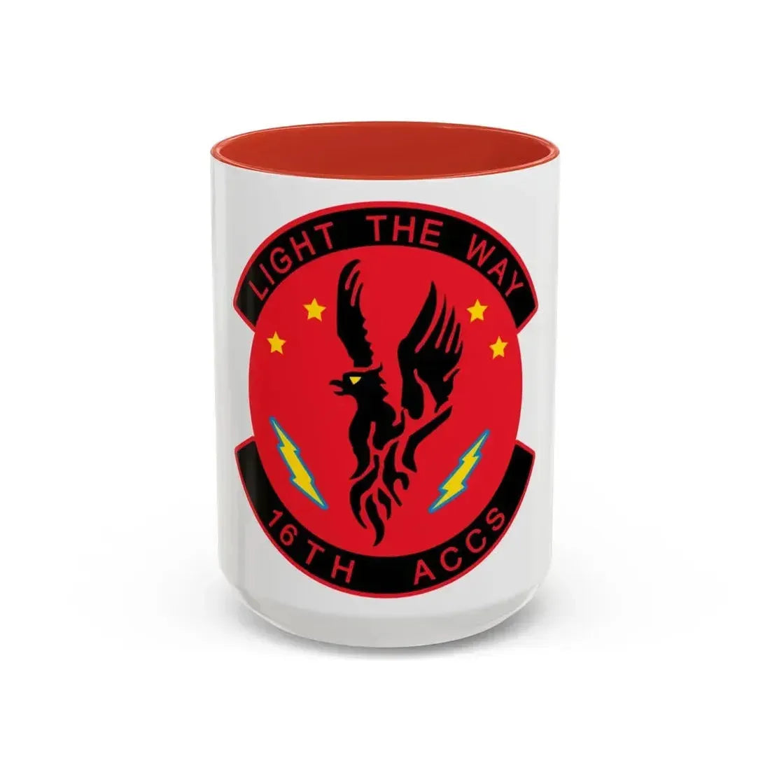 16TH ACCS (U.S. Air Force) Accent Coffee Mug 15oz Red - Go Mug Yourself