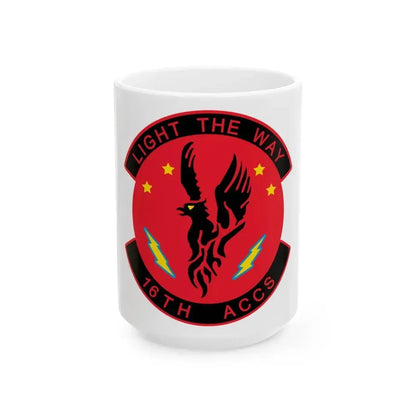 16TH ACCS (U.S. Air Force) White Coffee Mug - Go Mug Yourself