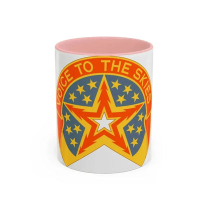 16th Air Traffic Control Battalion (U.S. Army) Accent Coffee Mug 11oz Pink - Go Mug Yourself