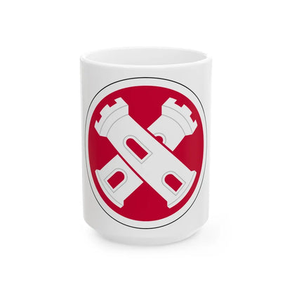 16th Engineer Brigade SSI (U.S. Army) White Coffee Mug-15oz-Go Mug Yourself