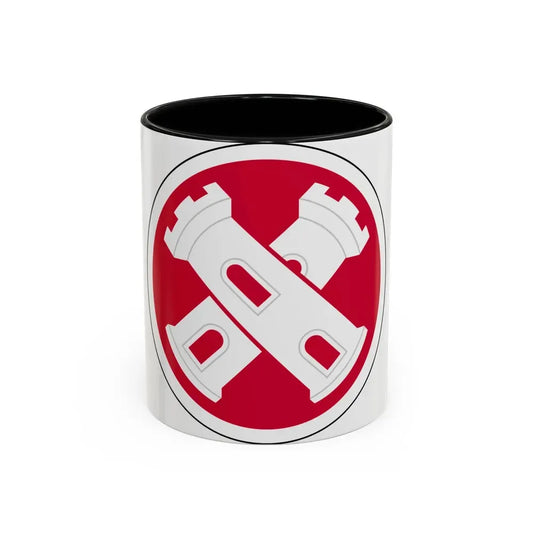 16th Engineer Brigade SSI (U.S. Army) Accent Coffee Mug 11oz Black - Go Mug Yourself