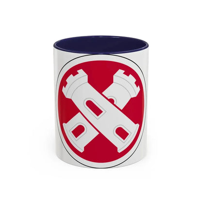 16th Engineer Brigade SSI (U.S. Army) Accent Coffee Mug 11oz Navy - Go Mug Yourself