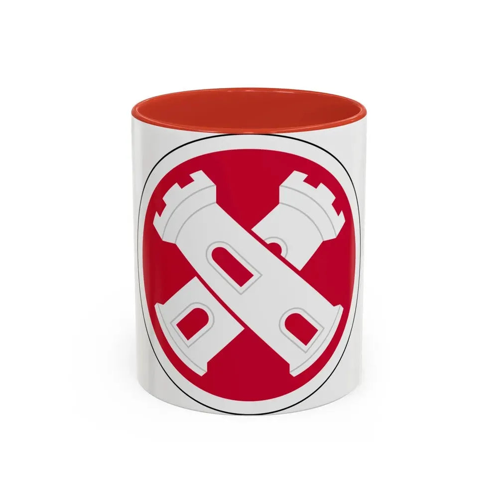 16th Engineer Brigade SSI (U.S. Army) Accent Coffee Mug 11oz Red - Go Mug Yourself
