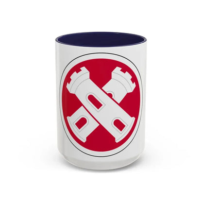 16th Engineer Brigade SSI (U.S. Army) Accent Coffee Mug 15oz Navy - Go Mug Yourself