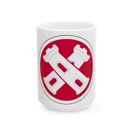 16th Engineer Brigade SSI (U.S. Army) White Coffee Mug 15oz - Go Mug Yourself
