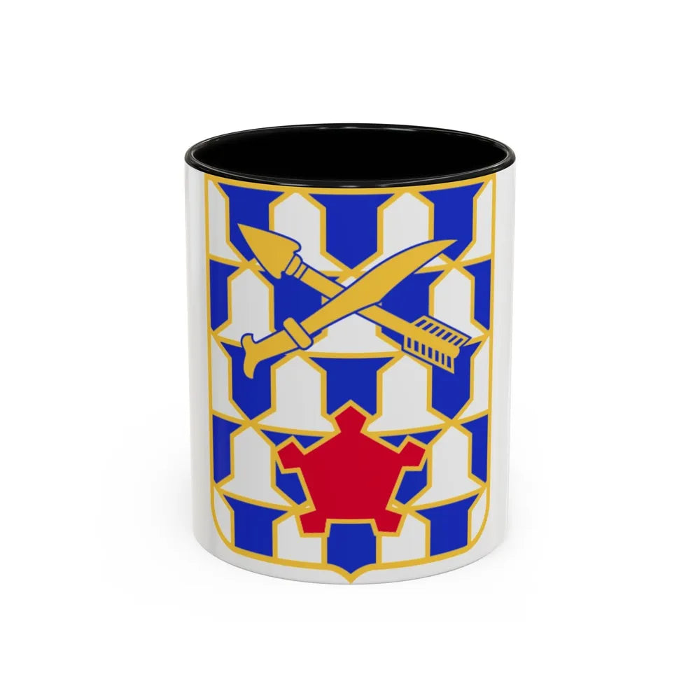 16th Infantry Regiment (U.S. Army) Accent Coffee Mug-11oz-Black-Go Mug Yourself