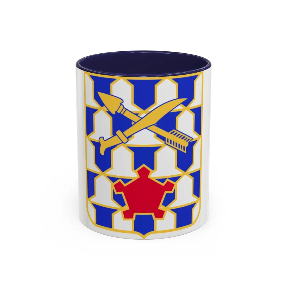 16th Infantry Regiment (U.S. Army) Accent Coffee Mug-11oz-Navy-Go Mug Yourself