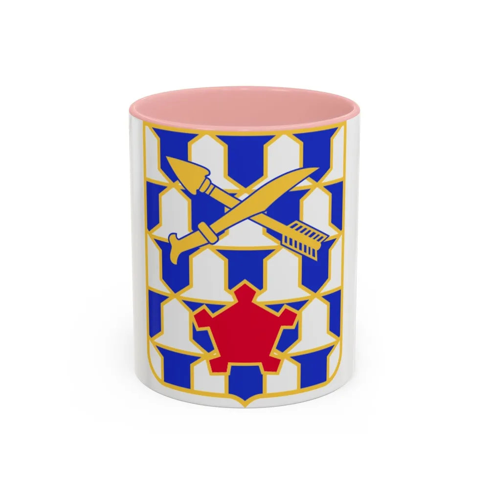 16th Infantry Regiment (U.S. Army) Accent Coffee Mug-11oz-Pink-Go Mug Yourself