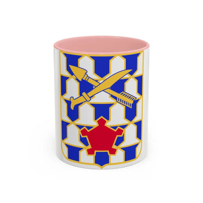 16th Infantry Regiment (U.S. Army) Accent Coffee Mug-11oz-Pink-Go Mug Yourself