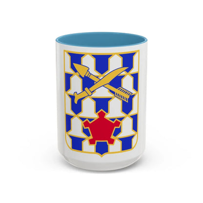 16th Infantry Regiment (U.S. Army) Accent Coffee Mug-15oz-Light Blue-Go Mug Yourself