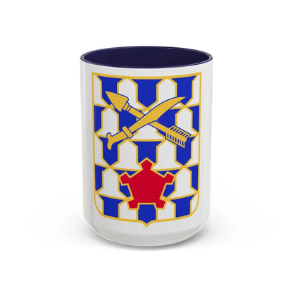 16th Infantry Regiment (U.S. Army) Accent Coffee Mug-15oz-Navy-Go Mug Yourself