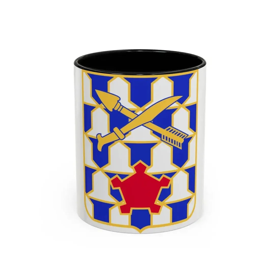 16th Infantry Regiment (U.S. Army) Accent Coffee Mug 11oz Black - Go Mug Yourself