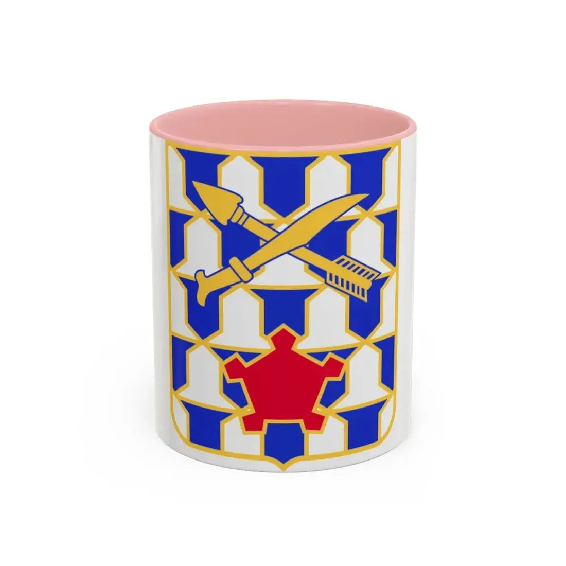 16th Infantry Regiment (U.S. Army) Accent Coffee Mug 11oz Pink - Go Mug Yourself