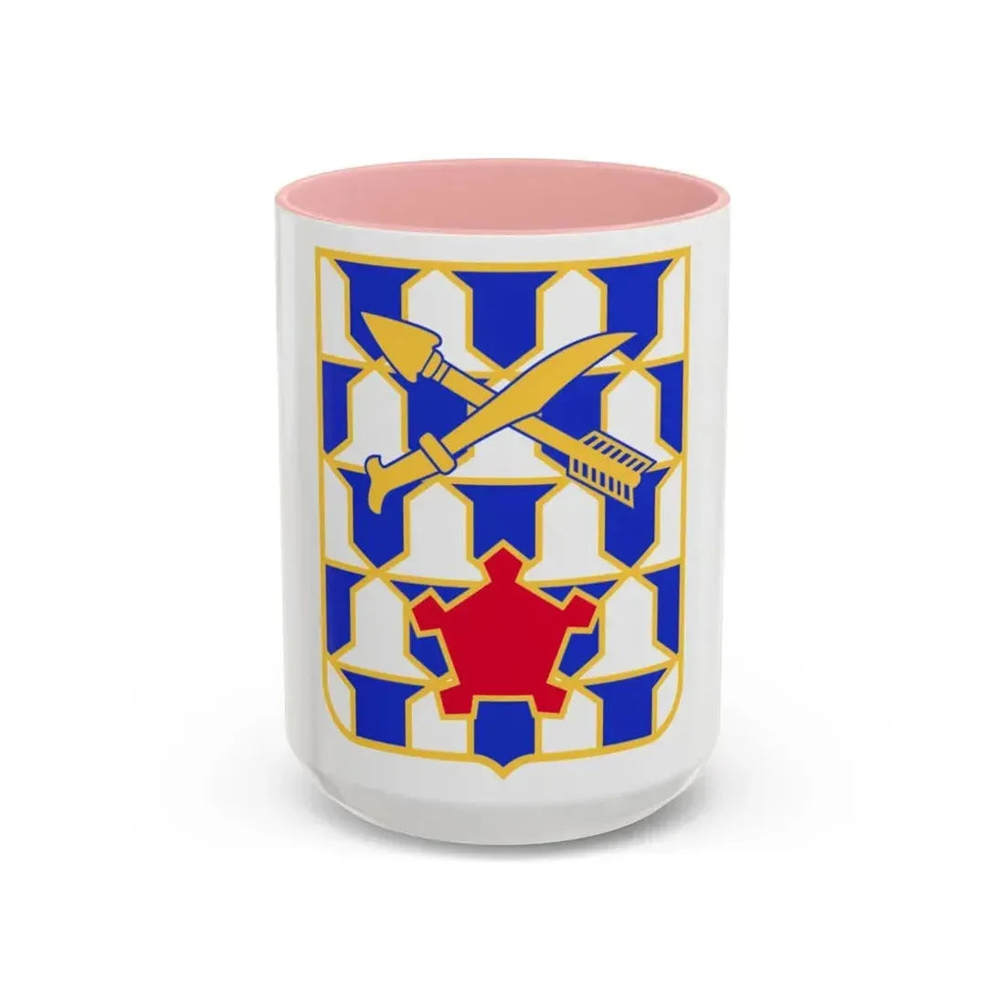 16th Infantry Regiment (U.S. Army) Accent Coffee Mug 15oz Pink - Go Mug Yourself