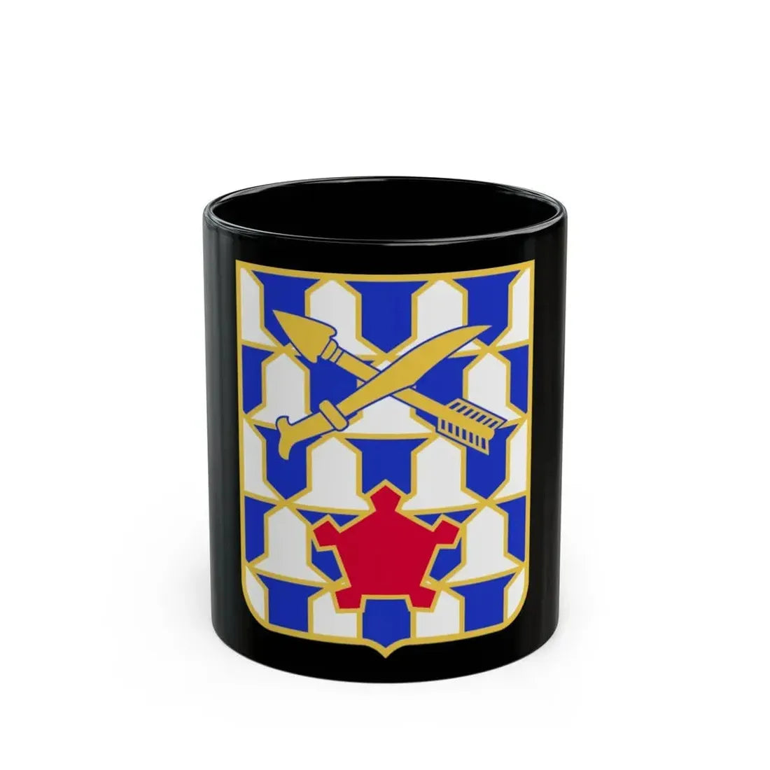 16th Infantry Regiment (U.S. Army) Black Coffee Mug 11oz - Go Mug Yourself
