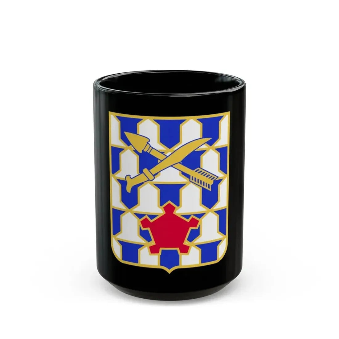 16th Infantry Regiment (U.S. Army) Black Coffee Mug 15oz - Go Mug Yourself