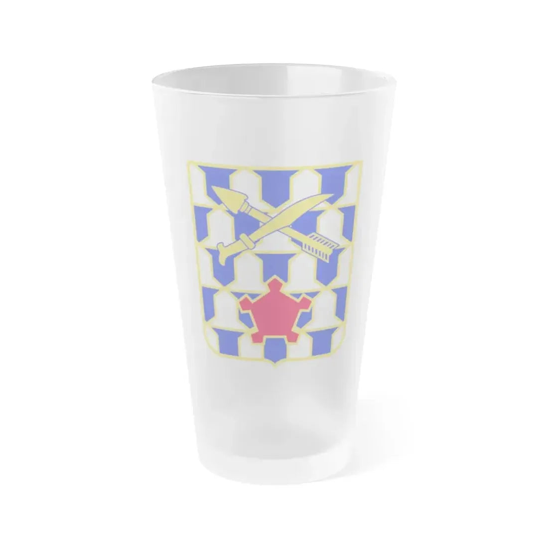 16th Infantry Regiment (U.S. Army) Frosted Pint Glass 16oz Default Title - Go Mug Yourself